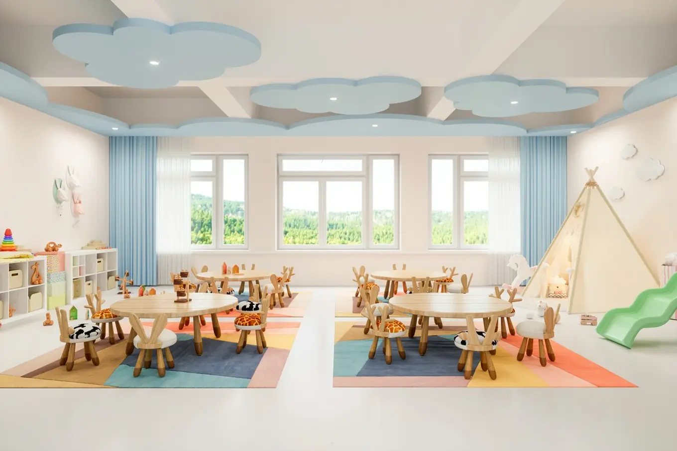 pusta sala przedszkolna